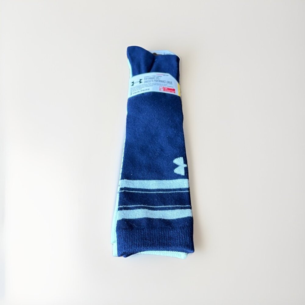 Under Armour Women’s Performance HeatGear OTC Socks 2-Pack Medium Long